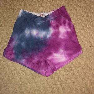 Tie dye shorts